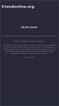 Mobile Screenshot of friendonline.org
