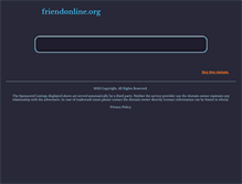 Tablet Screenshot of friendonline.org